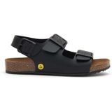 Scholl Cork Pro Sandalen, laag, uniseks, volwassenen, 35 EU, Zwart, 35 EU