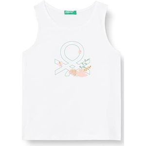 United Colors of Benetton 3I1XGH004 tanktop, wit 101, 62 meisjes