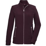 killtec dames Fleecejack met opstaande kraag KOS 100 WMN FLC JCKT, weintraube, 42, 42802-000