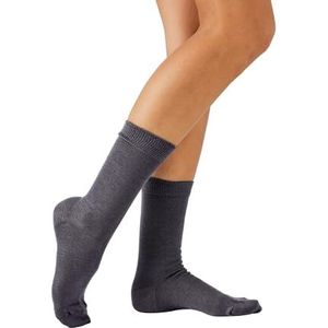 Damart Thermolactyl fleece sokken. Thermolactyl-fleecesokken voor dames (1 Set), Antraciet, 44
