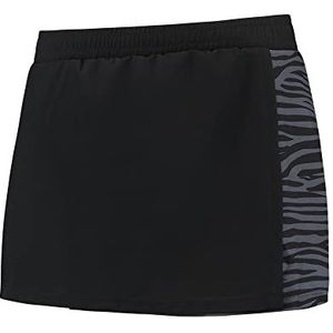 Dunlop Game Rok voor dames, sporttennis, zwart, zwart, XS