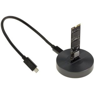 KALEA-INFORMATIQUE Aluminium dock USB4- of Thunderbolt 40G-verbinding voor SSD M2 NGFF NVMe met hogesnelheidskabel