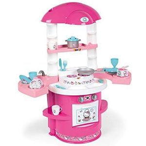 Smoby Hello Kitty kookgerei met 17 accessoires voor kinderen vanaf 3 jaar - 72 x 30 x 80 cm