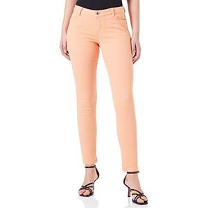 Morgan Dames skinny jeans met lage tailleband PETRA1 oranje medium T36, oranje, 34