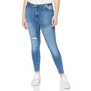 ONLY Carmakoma Jeans voor dames, Lichtblauwe Denim, 68
