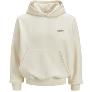 Jack & Jones Jorislington Back Sweat Hood Pls, antiek wit., 3XL