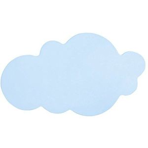 Bainba Wandlamp in wolkenvorm, E27, blauw, 48 x 26 cm