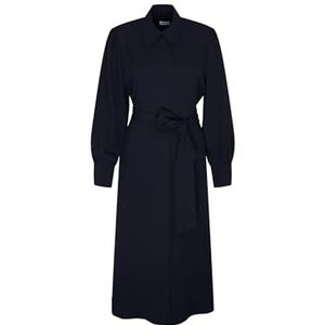 Seidensticker Blousejurk voor dames, blauw, 48 Grote maten