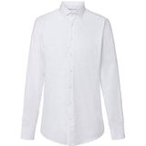 Hackett London Poplin Classic Dc Businesshemd voor heren, 800, wit, 150