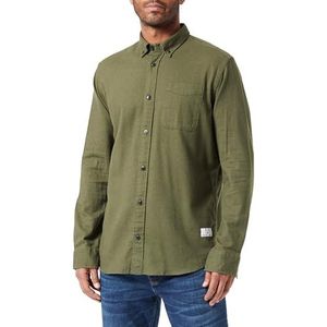 JACK & JONES Heren Jprblubrook Solid Twill Shirt L/S Vrijetijdshemd, Grape Leaf/Fit: Comfort Fit, S