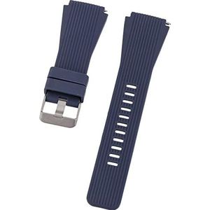 PETER JÄCKEL Armband 22mm Single Silicon Dark Blue