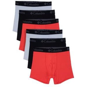 Columbia Boxershorts voor heren, van elastisch katoen, 6 stuks, Meerkleurig., L