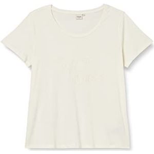 Cream dames crabti t-shirt, Eggnoga, XXL