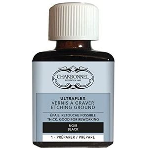 Lefranc Bourgeois 301638 Charbonnel, Ultraflex vloeibare etsgrond, goed alternatief voor vaste graveergrond - 75 ml fles