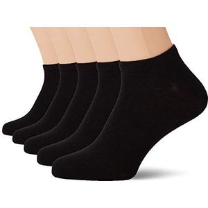 Enkelsokken - Gekamd Katoen - Zwart - Comfortabele Tailleband