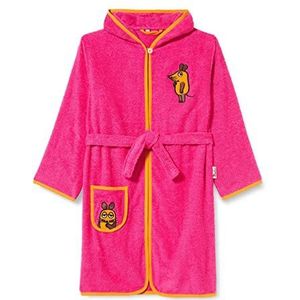 Playshoes Uniseks badjas voor kinderen van badstof, roze, 122/128 cm