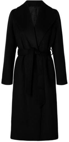 SELECTED FEMME Slfrosa Lano Coat Noos, zwart, 44