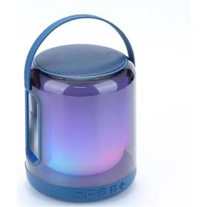 Bluetooth luidspreker TG376 zwart met RGB-lampen – geniet van surround sound en lichteffecten die op muziek reageren, ideaal voor feestjes en vergaderingen