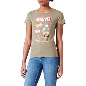 Marvel T-shirt dames, Kaki, S