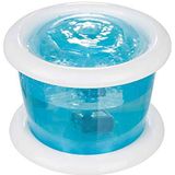 TRIXIE Elektronische waterdispenser ""Drinkfontein Bubble Stream, kunststof, 3 l/ø 25 × 16 cm, blauw/wit"" - 24464