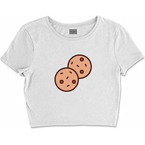 Bona Basics, Digitaal bedrukt, basic T-shirt voor dames,%100 katoen, wit, casual, damestops, maat: L, Wit, L Kort
