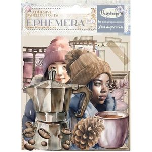 Stamperia - Ephemera voor scrapbooking, albums, kaarten maken, bullet journalling en meer, zelfklevende papieren uitgesneden, gemakkelijk aan te brengen, perfect voor hobby's, ambachten en geschenken