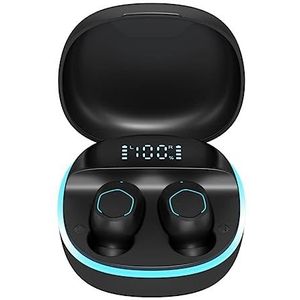 Soundos Bluetooth hoofdtelefoon, in-ear hoofdtelefoon, met microfoon, draadloze hoofdtelefoon met bluetooth 5.1 ruisonderdrukking, touch-sensoren, IPX7 waterdicht, 28 uur speeltijd