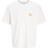 JACK & JONES Shirt  limoen / roestrood / wit