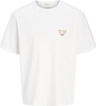 JACK & JONES Shirt  limoen / roestrood / wit