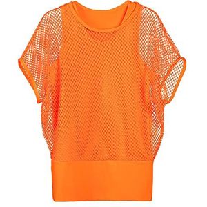 Boland - Visnet top, maat M - L, shirt, sexy top voor dames voor disco of feest, kostuum, carnaval, themafeest