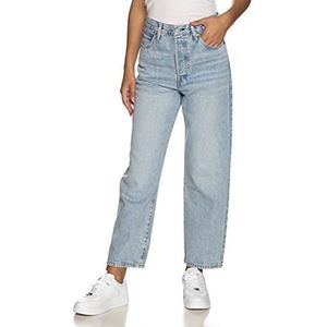 Levi's Ribcage Straight Ankle Jeans voor dames, Midden weg, 26W x 27L