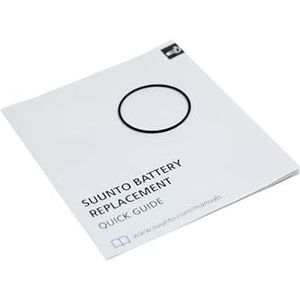 SUUNTO Unisex Core/Essential Service Kit voor SUUNTO Core Essential Lumi T4 T3 And T1 modellen, zwart, eenheidsmaat EU