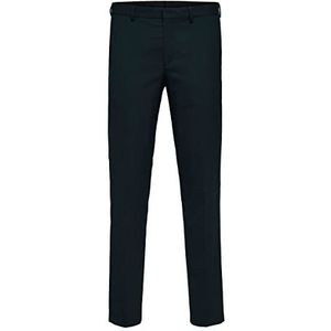 SELECTED HOMME Male broek Comfortstretch wolmix, dark green, 58