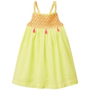 United Colors of Benetton Jurk voor meisjes en meisjes, Geel, 24 Maanden
