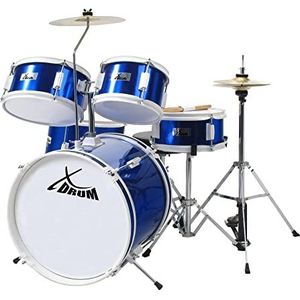 Xdrum Session Junior Drumset, blauw