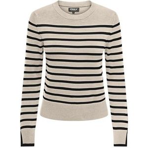 ONLY Dames Onlkalana Ls O-Neck KNT Nca, wit (whitecap gray), XXL