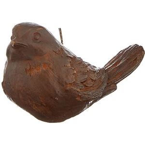 HGD kaars 'Vogel bruin'' groot, was