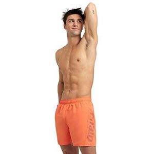 ARENA Fundamentals Logo Boxer R Swim Trunks, NESPOLA-asfalt, XL Mannen, Nespola-asphalt, XL