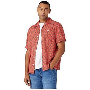 Wrangler Herenshirt, rood, XS