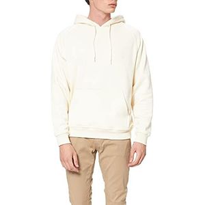 Urban Classics Blanke hoodie Sweatshirt met capuchon heren, witzand., M