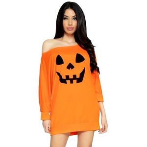 Leg Avenue - Tuniekjurk - Zwart - 80% Polyester 20% Katoen