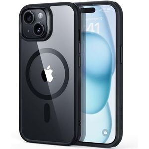 ESR Telefoonhoesje voor iPhone 15 Plus, compatibel met MagSafe, bescherming van militaire kwaliteit, vergeling, krasbestendige achterkant, magnetische telefoonhoes voor iPhone 15 Plus, klassieke