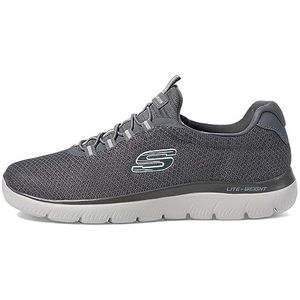 Skechers SUMMITS dames Sneaker, Grau Charcoal Mesh Trim Charcoal, 41.5 EU