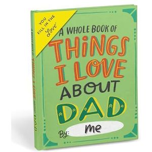 Emily McDowell en vrienden over u vullen het liefdesboek in in het lege geschenktijdschrift, 4,10 x 5,40 inch 4.10 x 5.40-inches About Dad