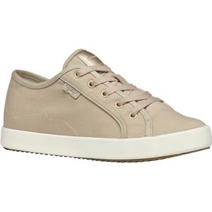 Geox D BLOMIEE E Sneakers voor dames, beige/Lt Gold, 37 EU, Beige Lt Gold, 37 EU