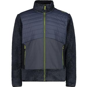 CMP - Hybrid Highloft fleecejack voor heren, titanium, 46