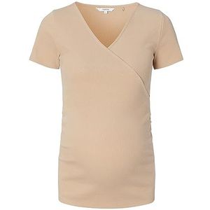 Noppies Sanson Nursing Rib Top Ss T-shirt voor dames, White Pepper, S