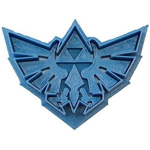 Cuticuter Gamer Zelda uitsteekvorm, blauw, 8 x 7 x 1,5 cm