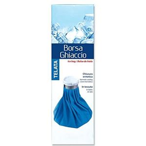 Blauwe ijszak met luchtdichte sluiting, ijszak voor kompressen, EHBO-set van stof, ijs- en warmwaterkruik van artsen, voor koude en warme kompressen