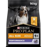Pro Plan Hond Adult Performance hondenbrokken Rijk aan Kip - hondenvoer speciaal voor werkhonden/veel fysieke inspanning 14kg, 1 pak